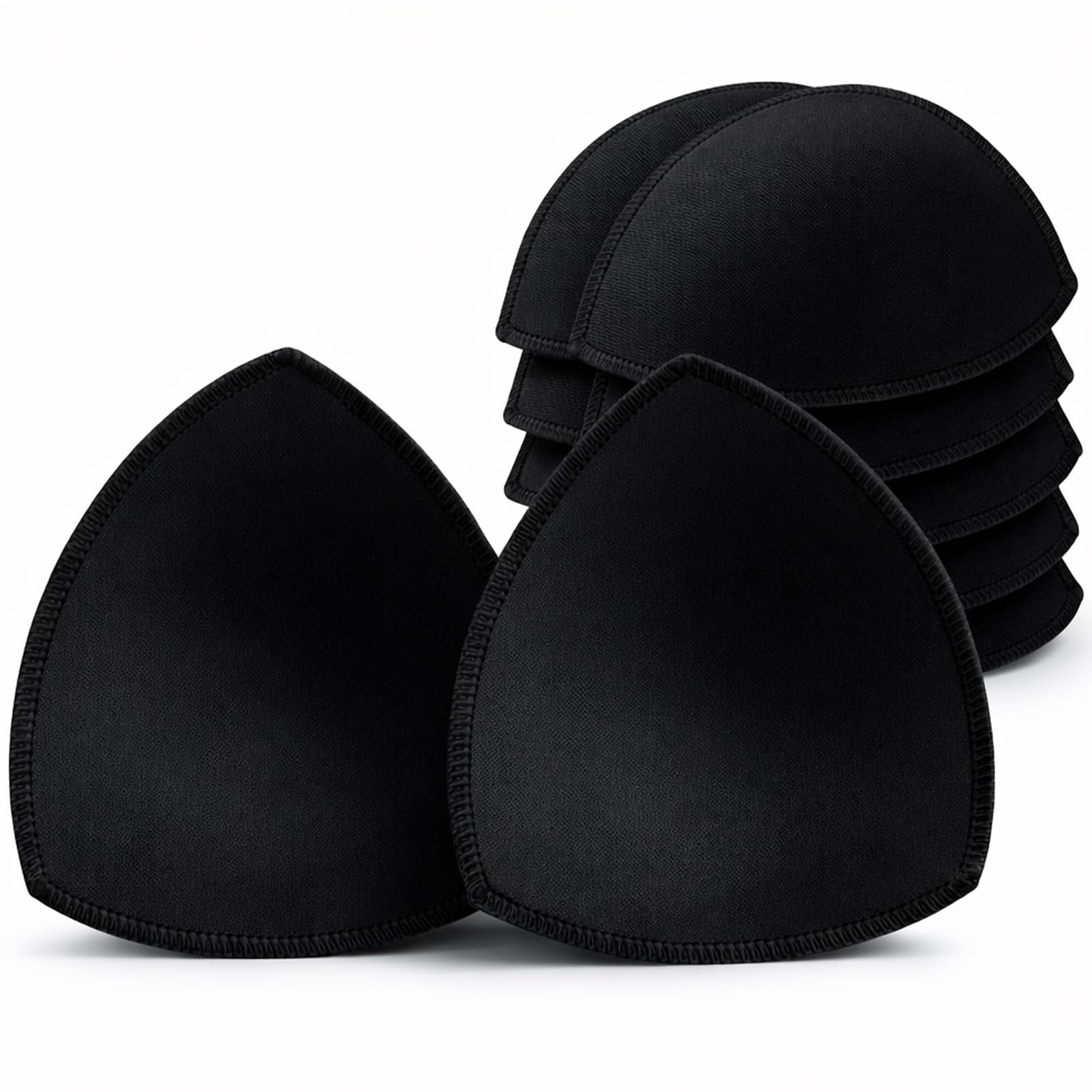 TAOHUA GARDEN 5 Pairs Bra Pads Inserts, Removable, Air Cotton, Foam Sponge, Breathable