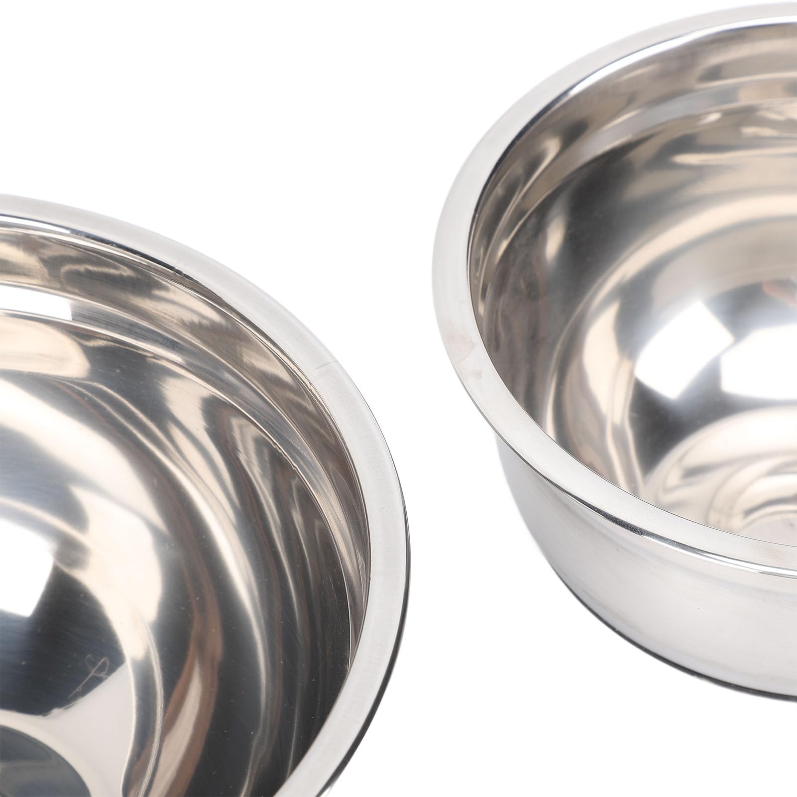 Juego de Tazones para Mezclar de Acero Inoxidable de 5 Piezas con Tapas para Cocinar y Hornear de Manera Versátil en Cocinas Modernas (Serie 1)