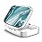 Pill Box 2 Compartment Small Pill Case,Portable for Pocket or Purse Pill Organizer Pill Container Holder to Hold Vitamins, Medication, Fish Oil and Supplements(Ocean Marble)