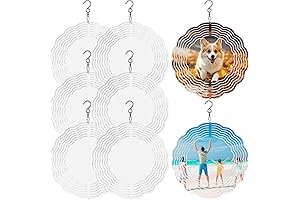 8 Pcs Sublimation Wind Spinner Blanks