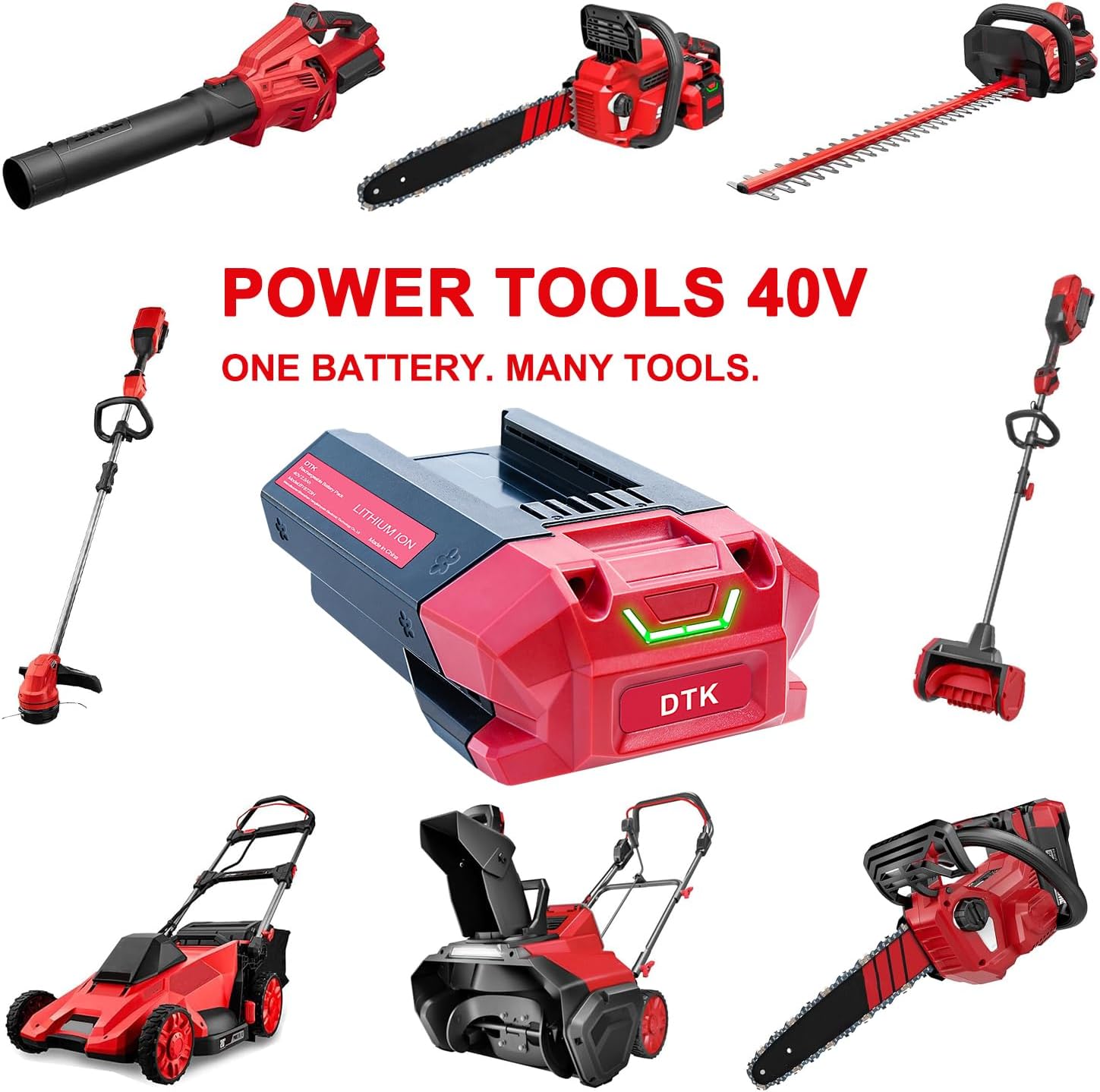 DTK Replacement for SKIL 40V Battery 2.5Ah Lithium Battery BY8705-00 PWRCore 1 Packs - Image 6