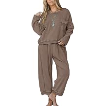 Bankeng Womens 2 Piece Outfits Sweat Set Lounge Pants Sets