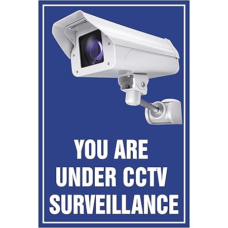 Anne Print Solutions You are Under CCTV Surveillance Stickers (Pack of ...