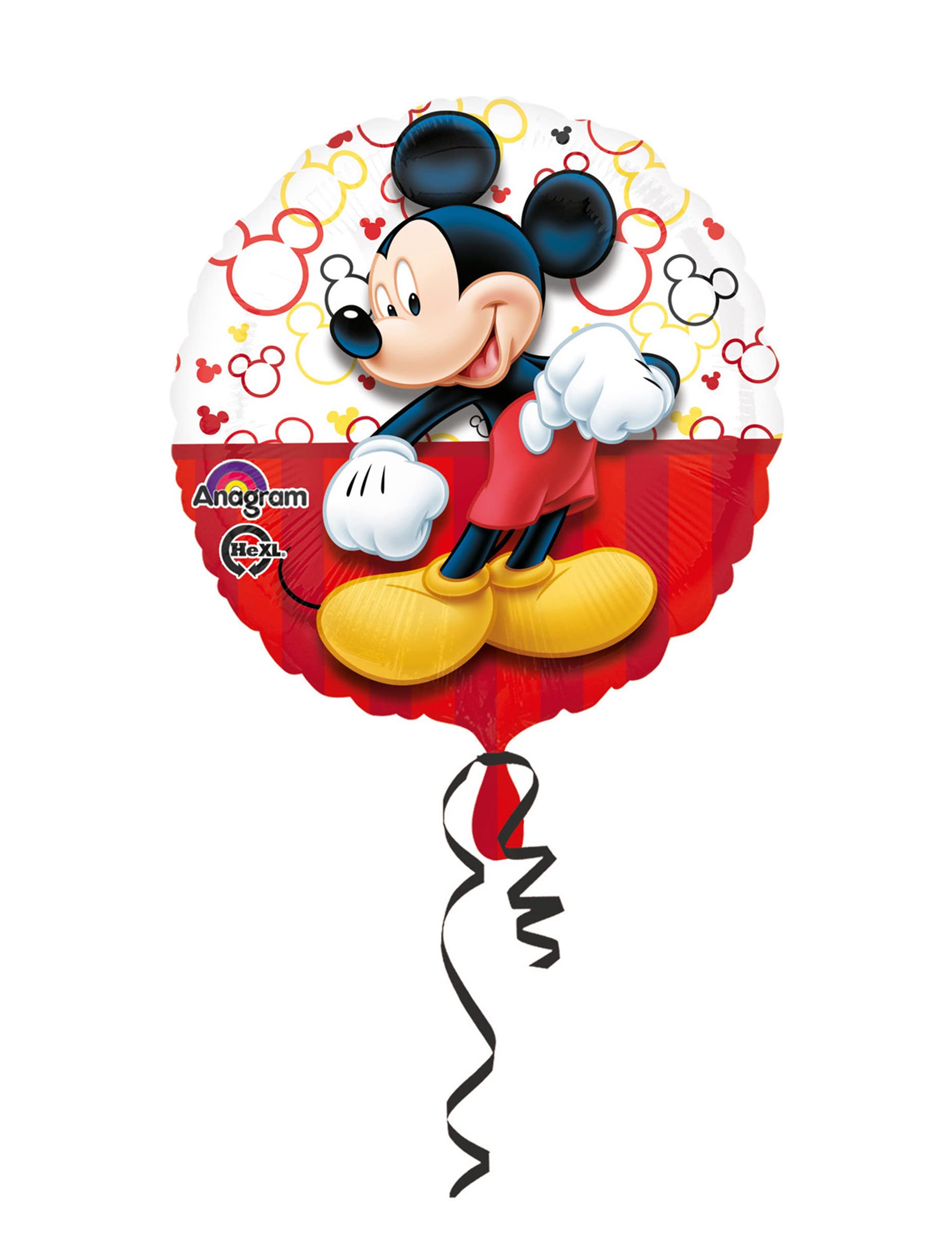 Amscan Anagram 3064501 - Disney Mickey Mouse Round Foil Balloon - 18 Inch