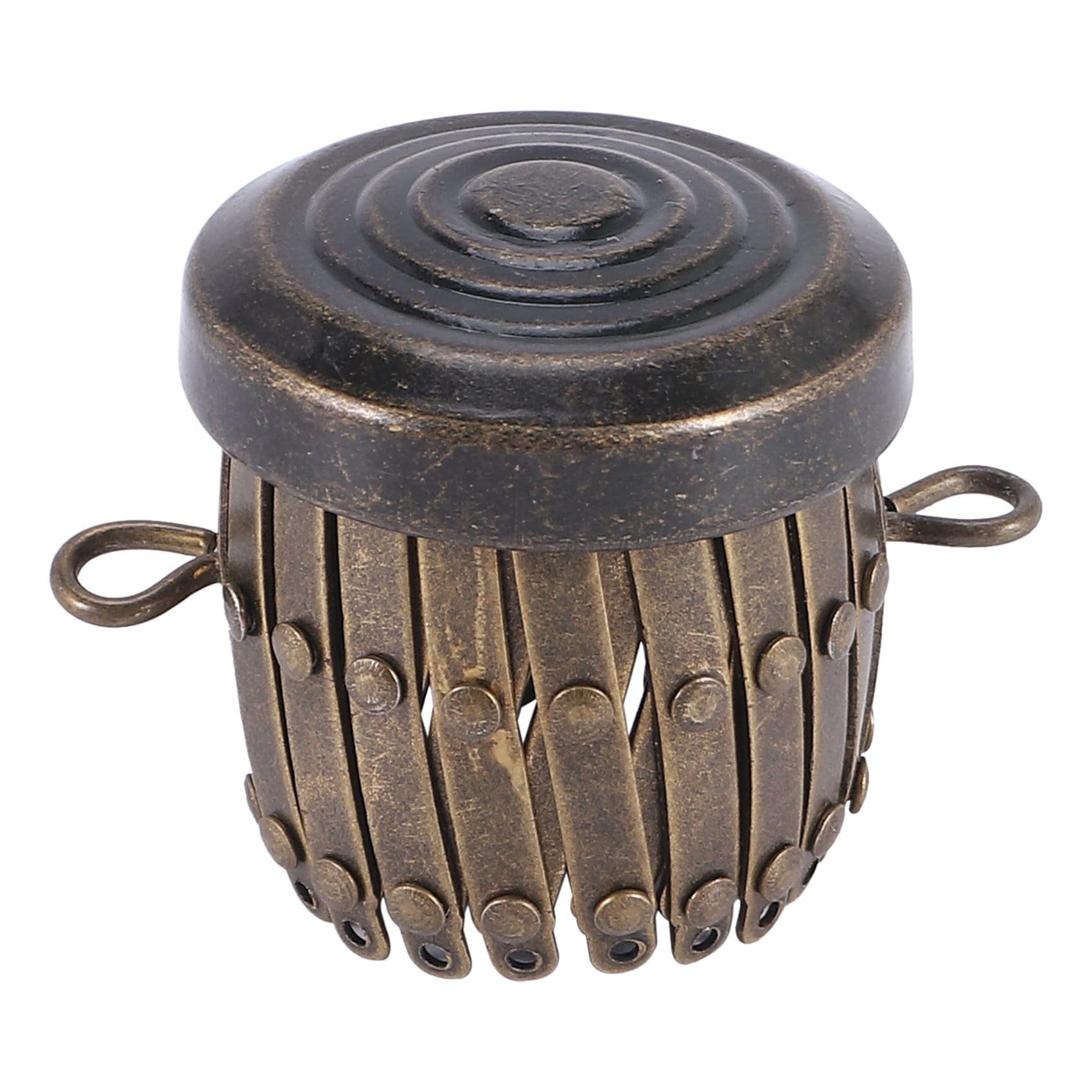 Xuzxinze Round Bags Hardware Purse Frame Parts Pen Bag Clutch Frame Clasp Coin Cylinder Purse Accessories(Bronze)