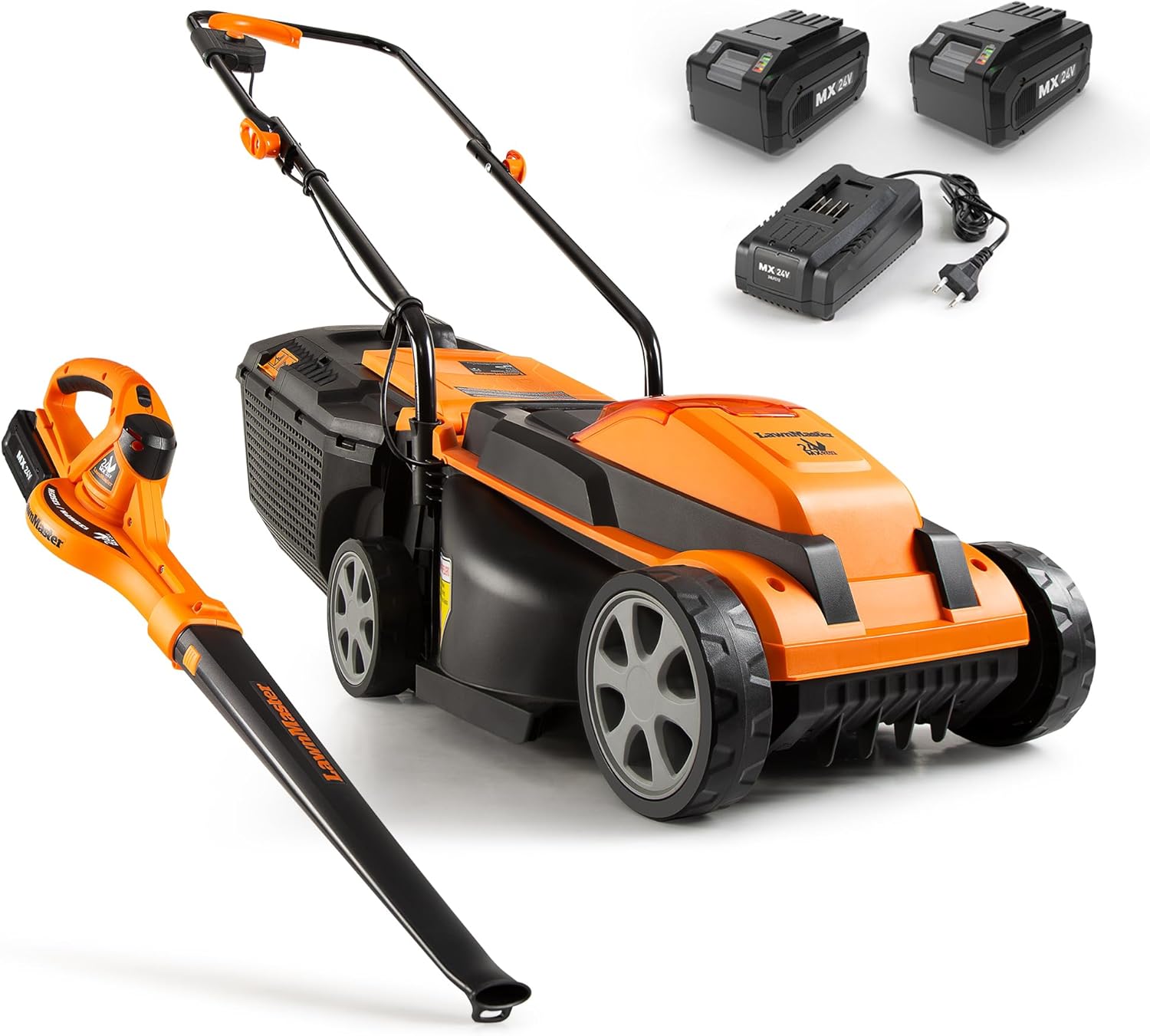 LawnMaster 24VMWBL 24V Max 13-inch Cordless Lawn Mower