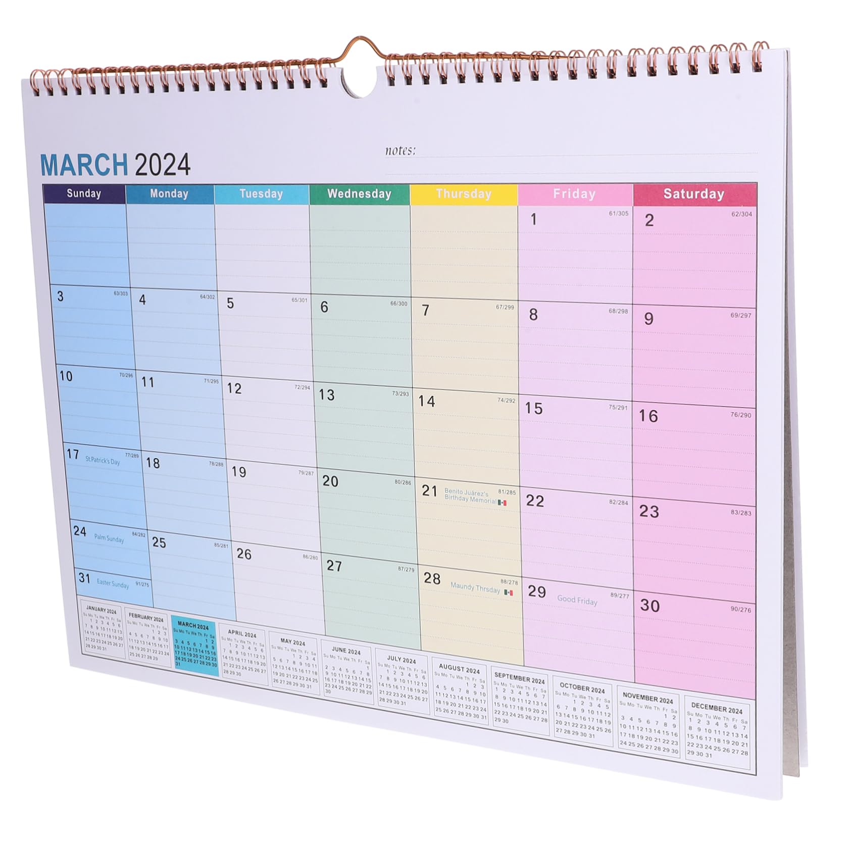 VILLCASE 4stücke Englisch Wandkalender Monate Hängender Kalender Für Zuhause Einfacher Und Stilvoller Design Für Familienplanung Und To-do-listen