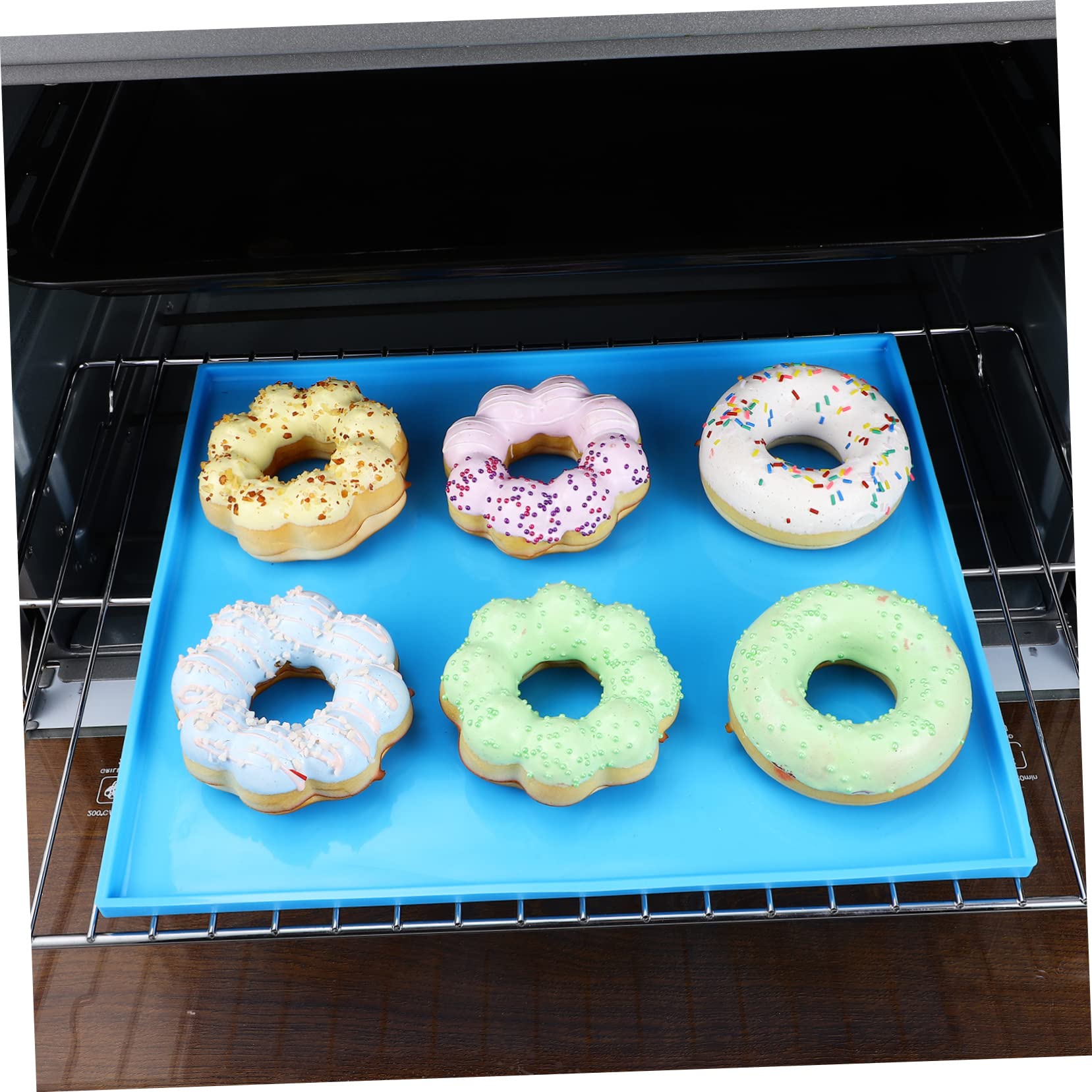 MAGICLULU Silikon Backmatte mit Spatel Antihaftend Wiederverwendbar Hitzebeständig von 50 °c bis 250 °c für Backofen und Küche
