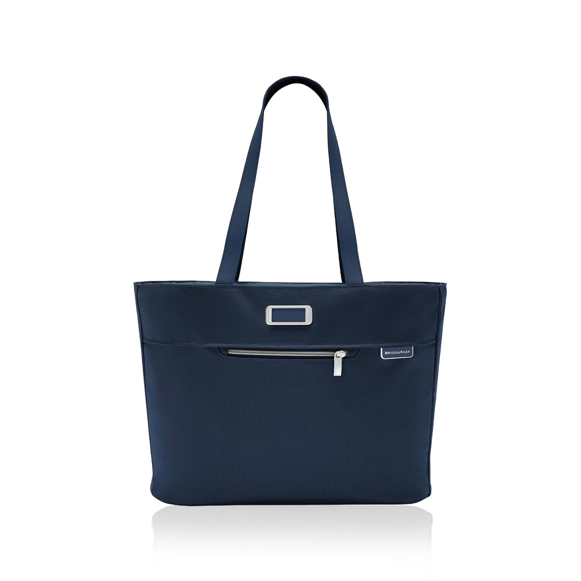 Briggs Riley Traveler Tote Bag - Nylon Tote Bag for Weekend Travel Work Smooth Zipper Closure - Baseline
