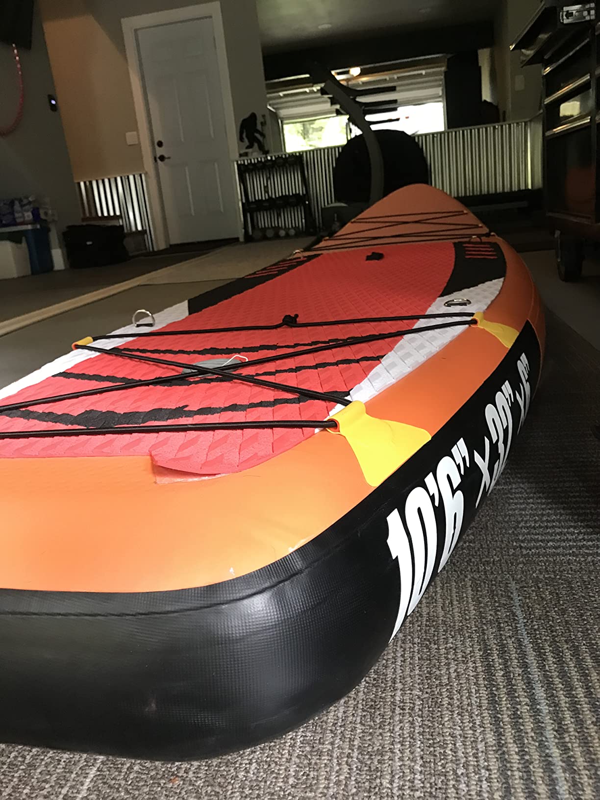 27/mo Finance Lucear Inflatable Stand Up Paddle Board NonSlip Deck with Premium SUP