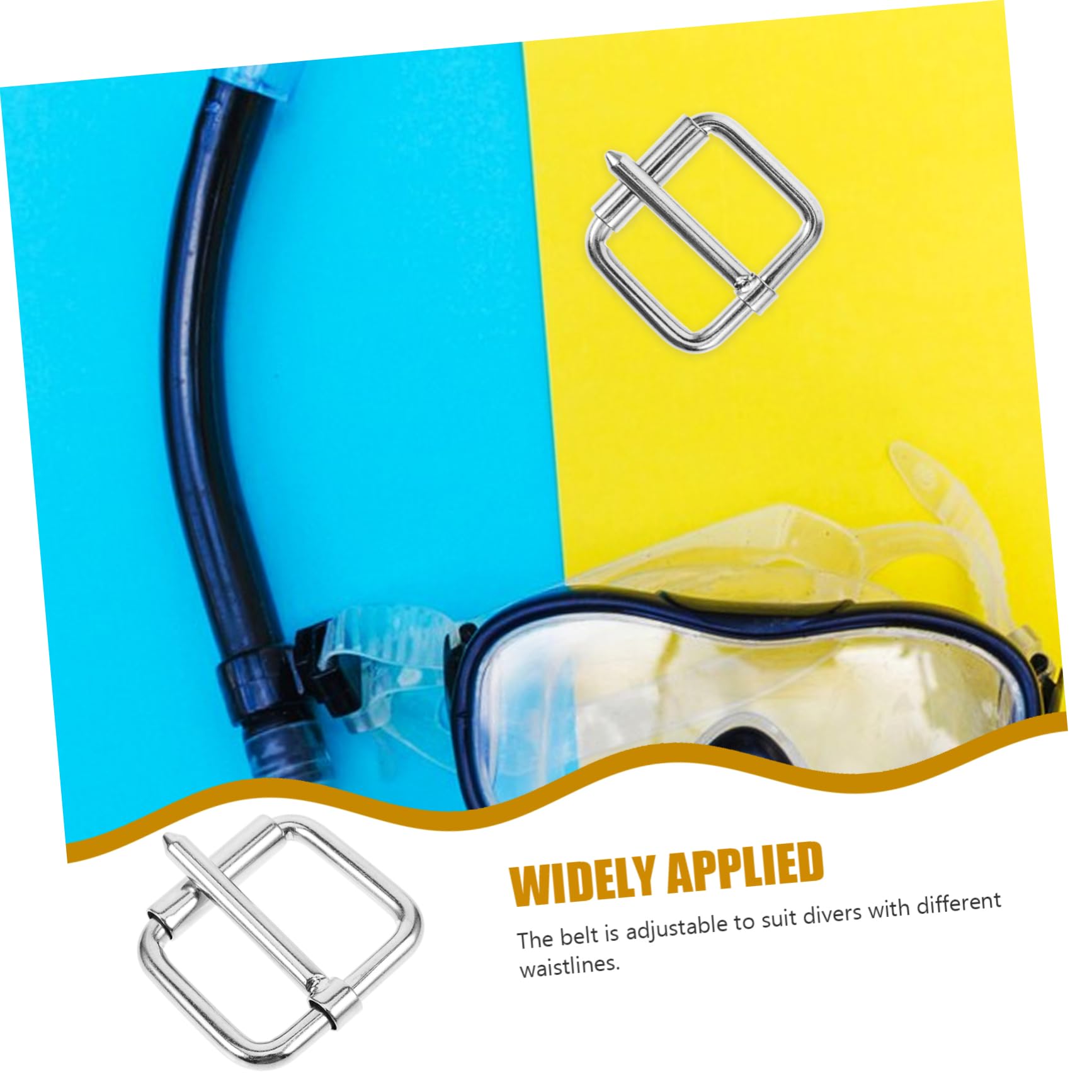 YARNOW Diving Belt Buckle Replacement Tool for Scuba Freediving Fishing Weight Belt Fastening System Resistant Design for Underwater Activities