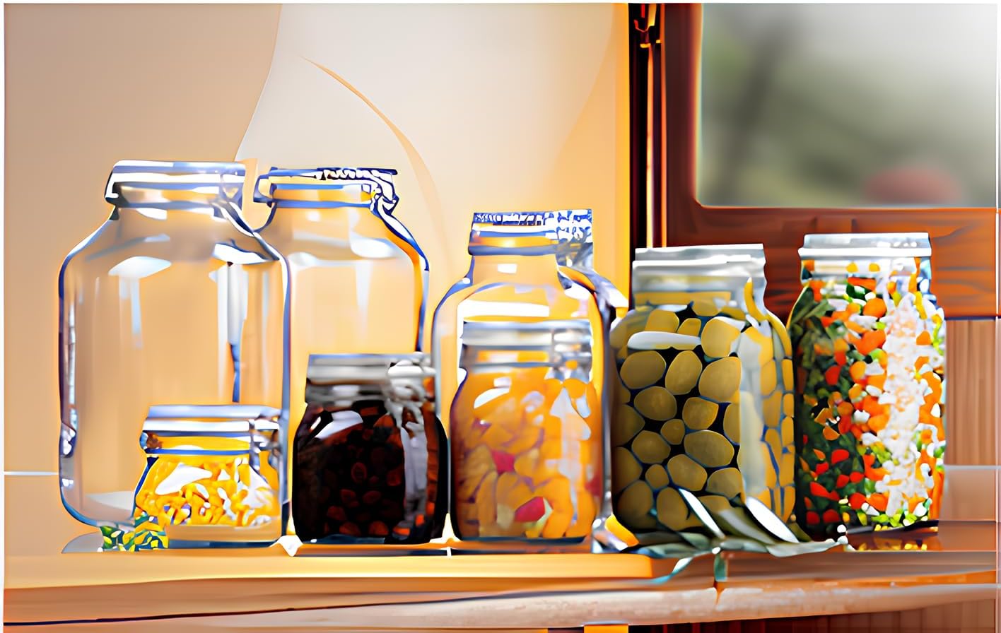 Bormioli Rocco Fido Storage Jar-Wire Bail-1 L-1 Pack, 1 liter, Clear