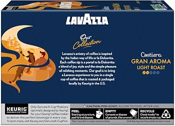 Amazon.com: Lavazza Costiera Gran Aroma, Single-Serve Keurig K-Cup