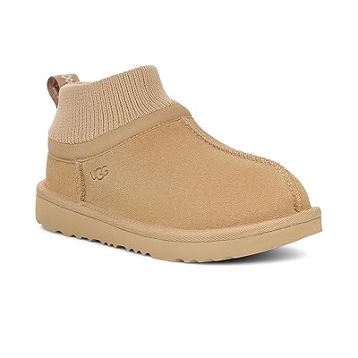 UGG Kids Classic Ultra Stretch Cuff (Little Kid/Big Kid) Kids Shoes Mustard Seed