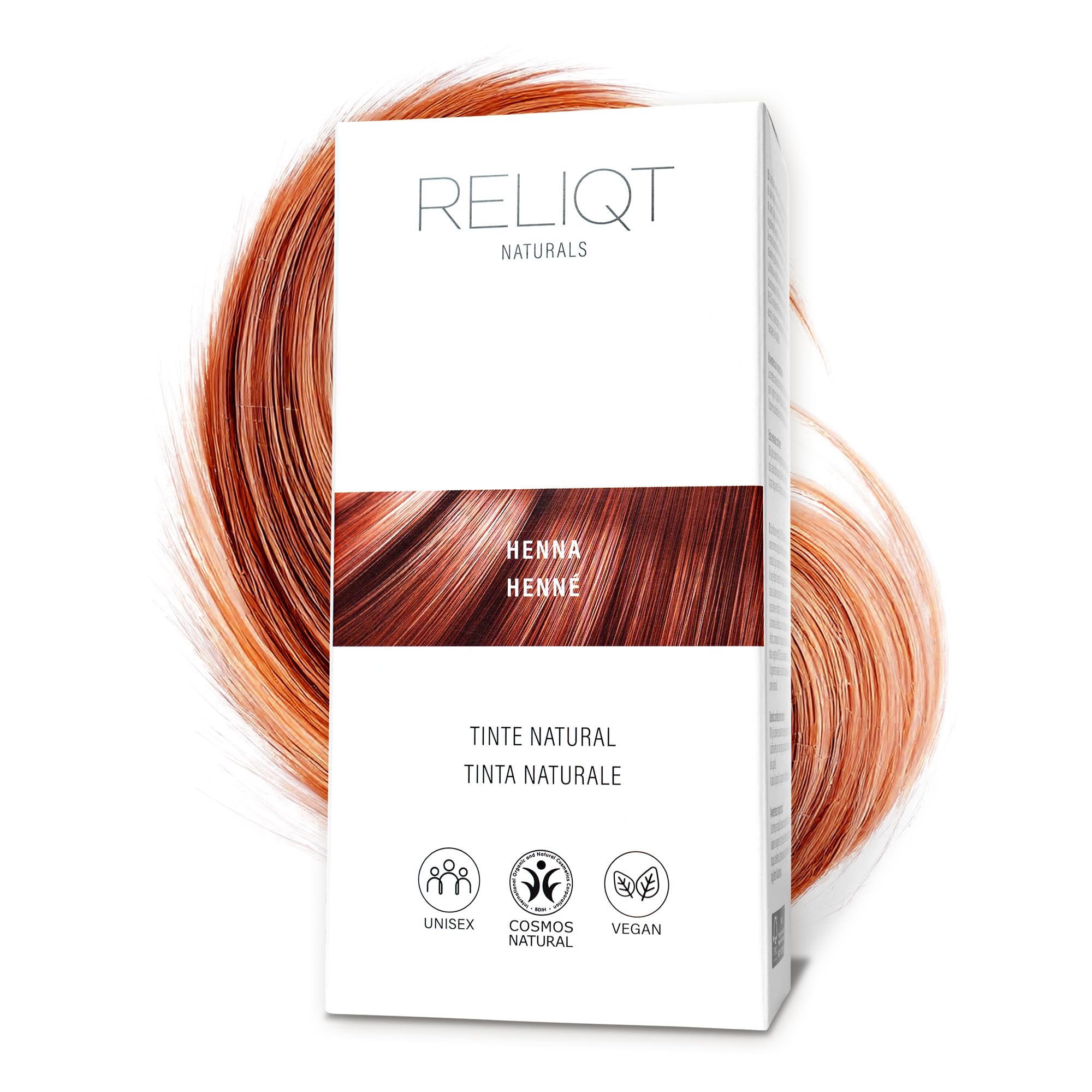 Naturals - Natural and Permanent Henna Vegetable Hair Dye 100g - Hair Color for Complete Gray Coverage and Healthy Shine - Natural Hair Cosmetics Without Additives