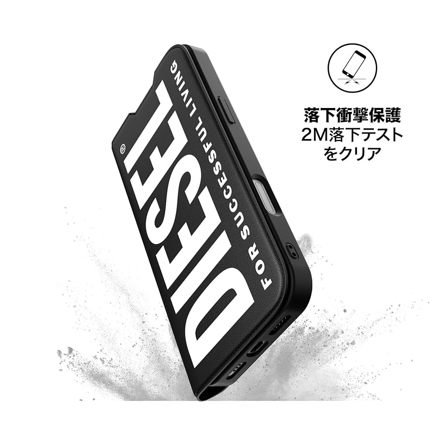 Amazon.co.jp: DIESEL iPhone16Plusケース 手帳型 Magsafe対応