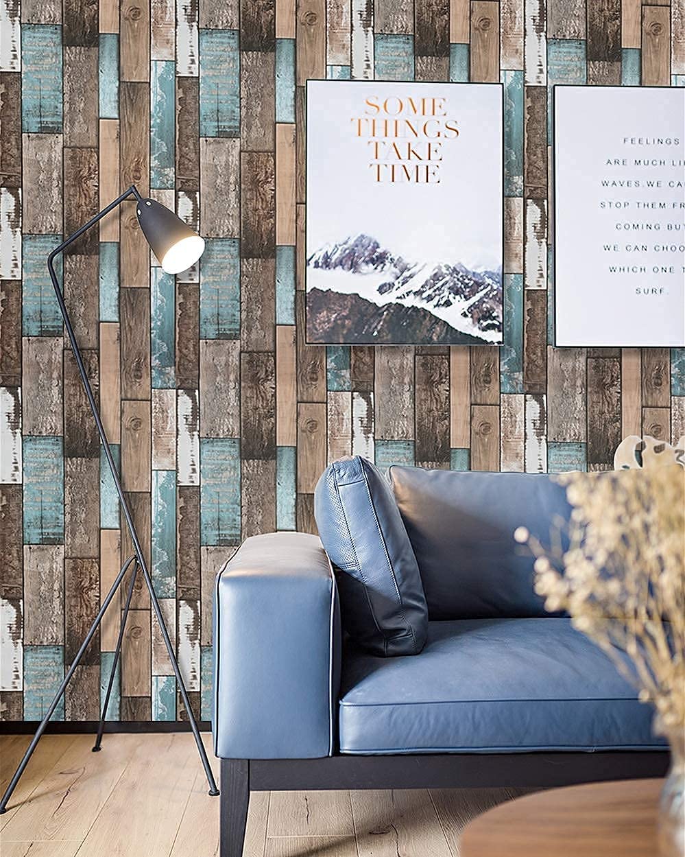 Buy Rustic Wood Wallpaper Peel and Stick Wallpaper Self Adhesive