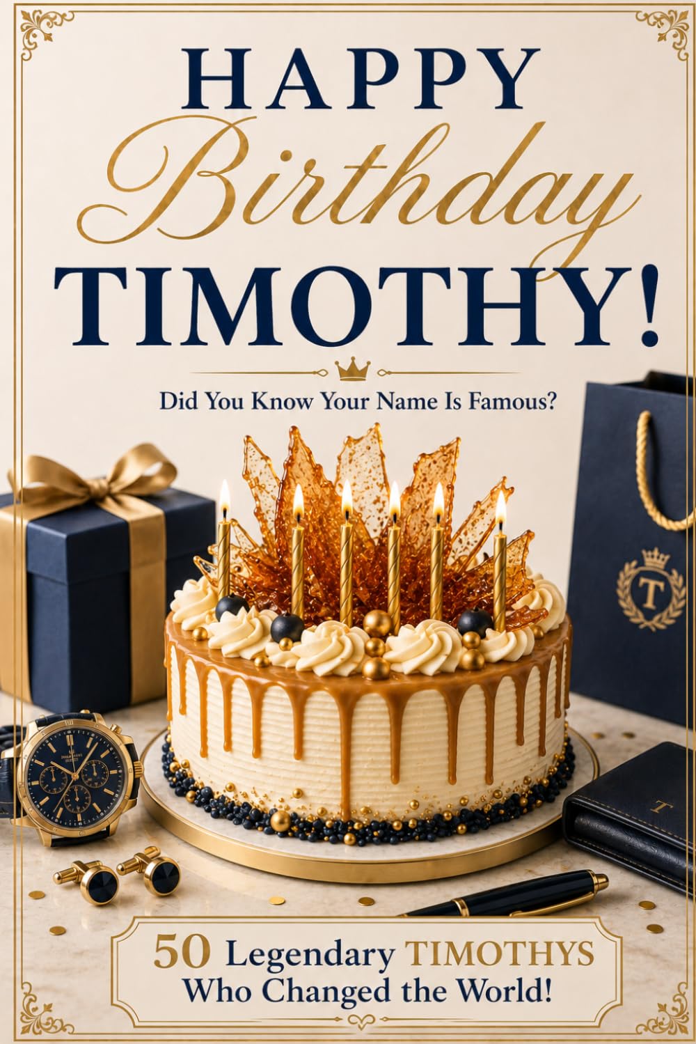 Happy Birthday, TIMOTHY! Did You Know Your Name Is Famous?: 50 Legendary Timothys Who Changed the World