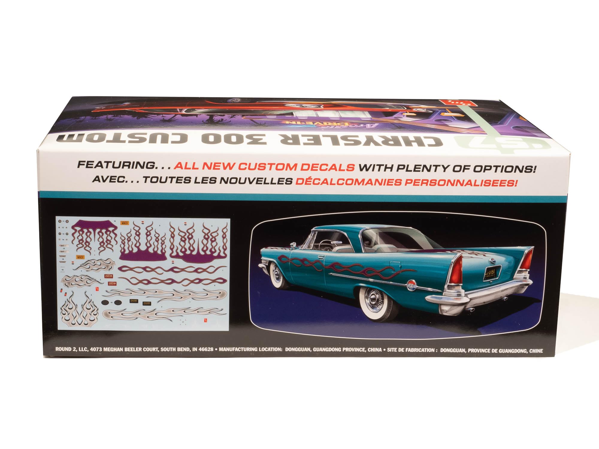 Amazon.com: AMT 1957 Chrysler 300 Custom Version 1:25 Scale Model