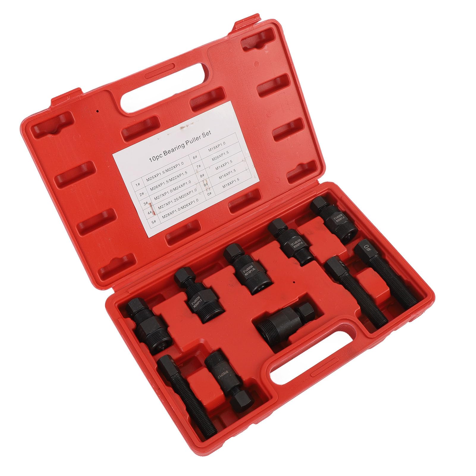 Alomejor Kit De Herramientas para Extractor De Volante De Motor, Extractores Duraderos De para Motocicletas Scooter ATV, 10 Uds. De Acero Al Carbono