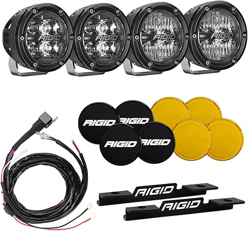 Rigid Industries 46722 Luz de pilar A - Kit para Ford Bronco