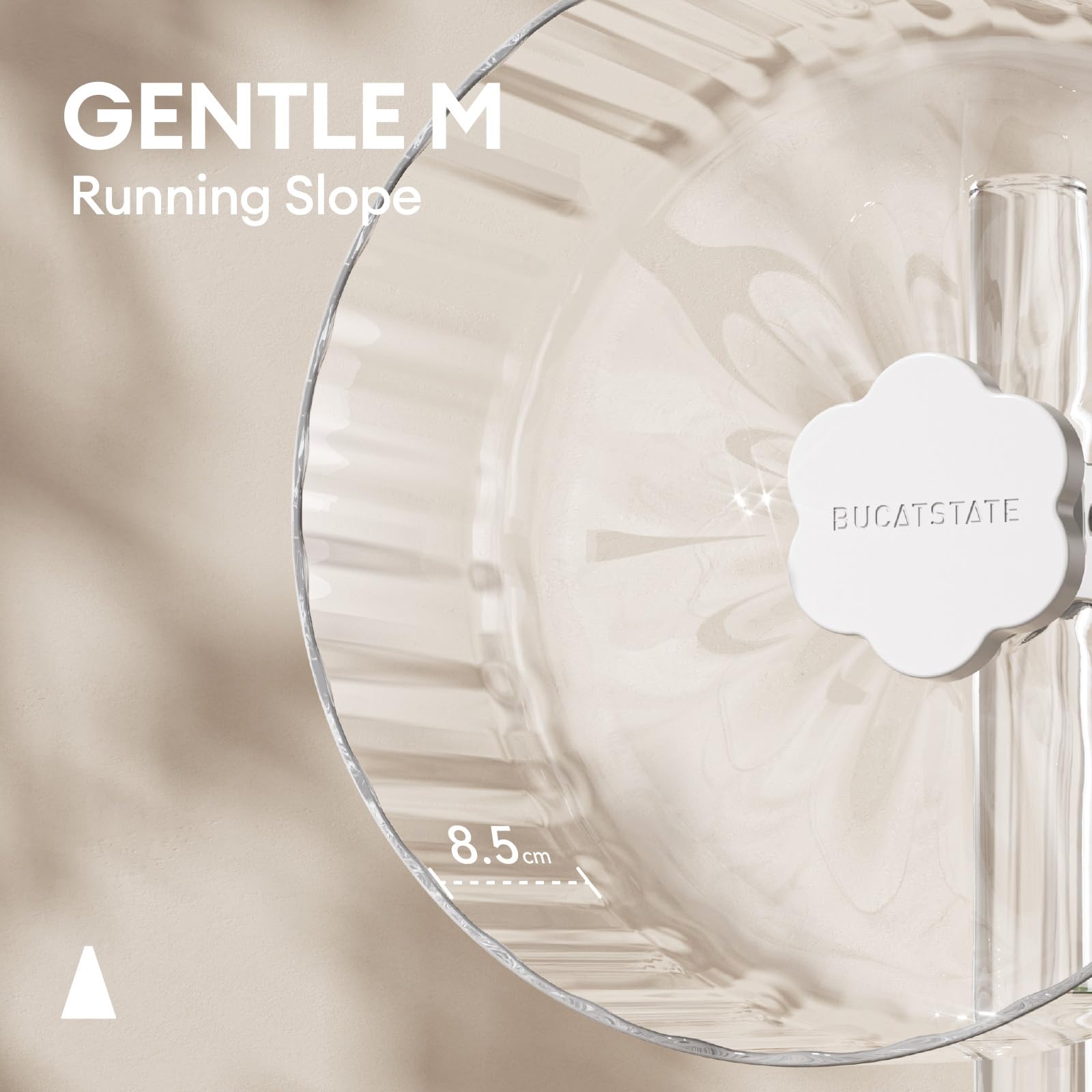 BUCATSTATE Hamster Exercise Wheel 8.2", Upgraded Super-Silent Spinner Hamster Running Wheels with Adjustable Base & Rust-roof Bearing for Dwarf Syrian Hamster Gerbils Rats - image 5