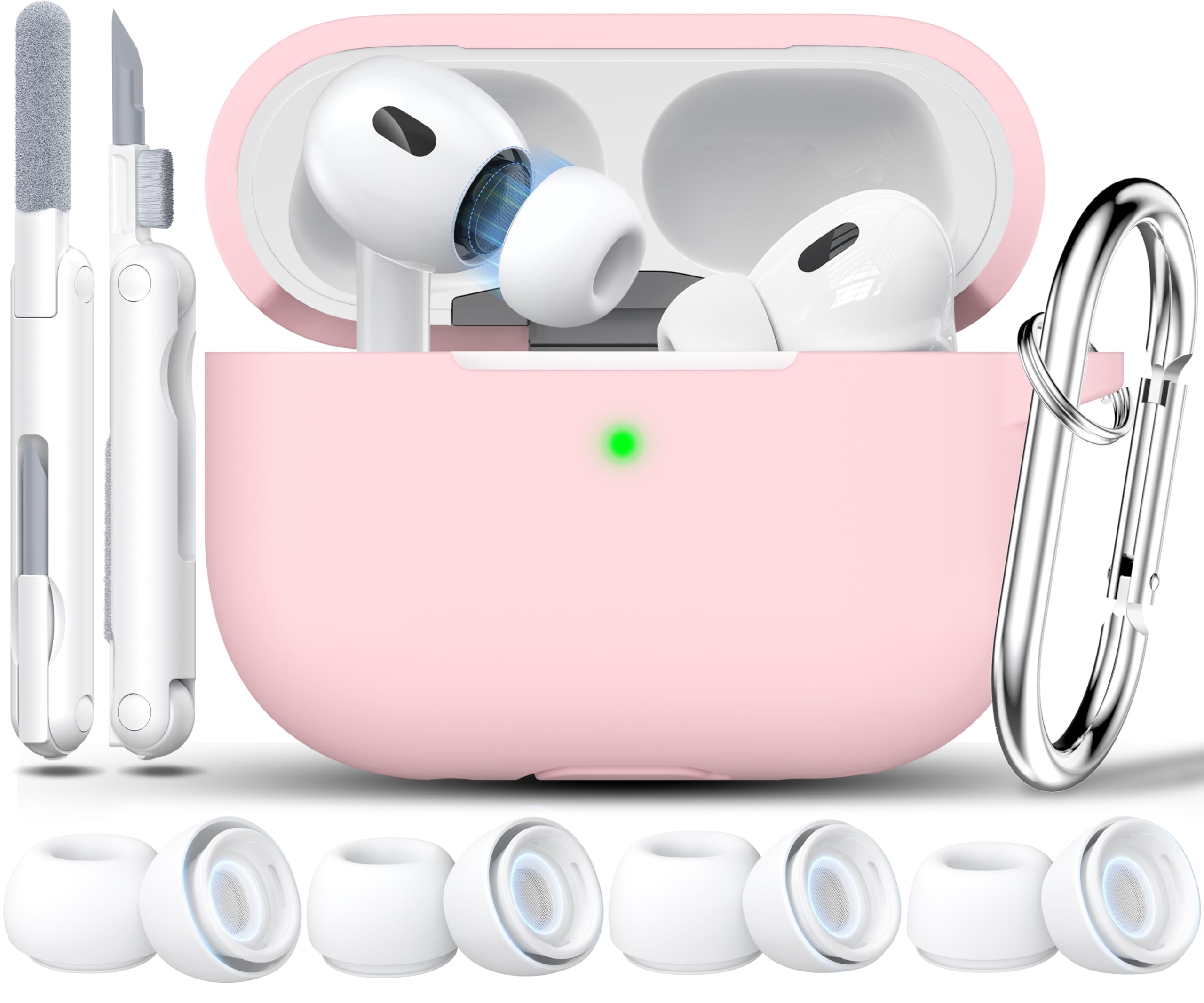 RFUNGUANGO Compatible with Airpods 2nd /1st Case,Automatic Pop-up with Safety Lock Clip, Full Body Shockproof Hard Case with Keychain Compatible with AirPods case,starry sky — view 44