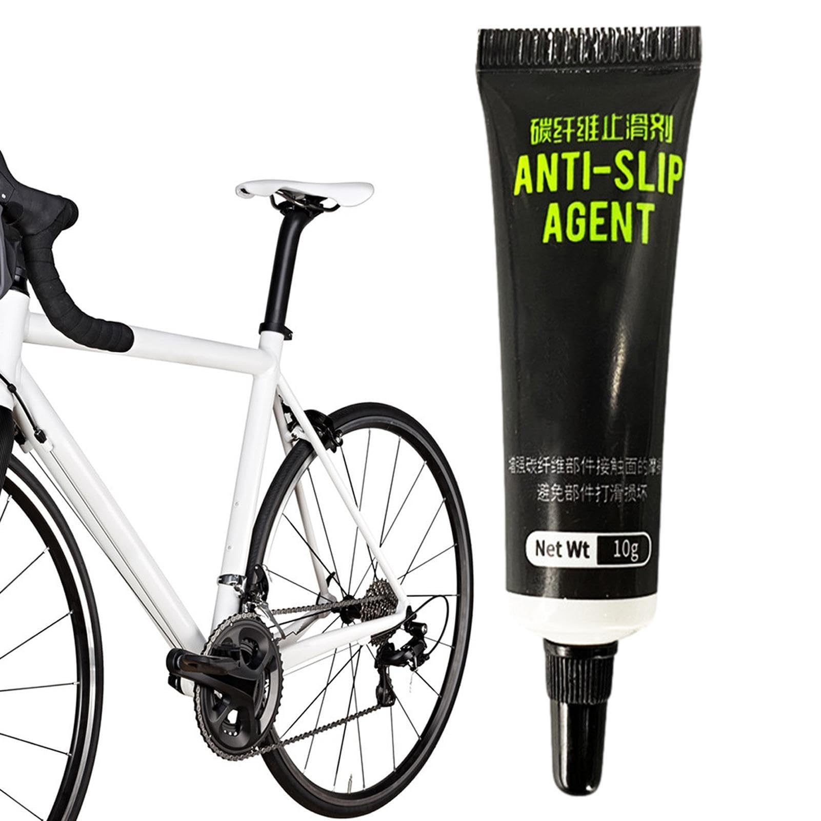 Generic Antideslizante De Fibra De Carbono Para Bicicleta, Pasta De Carbono, Grasa Portátil, Lubricante Antideslizante, Gel De Montaje, Cómodo De Sostener, 10 G