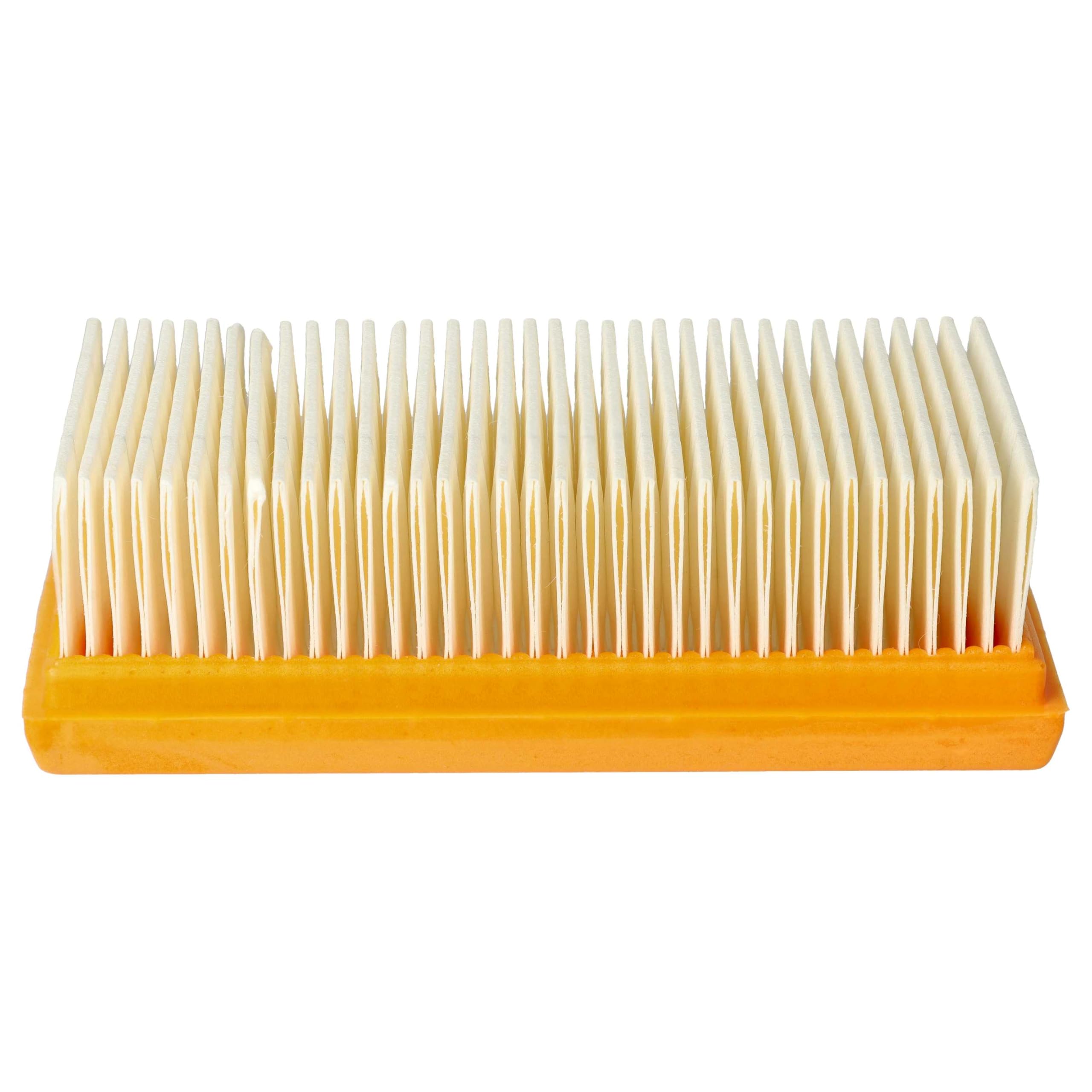 vhbw 8x Filtro plisado plano reemplaza Nilfisk 107413541 para aspiradora - Filtro motor aire refrigerante