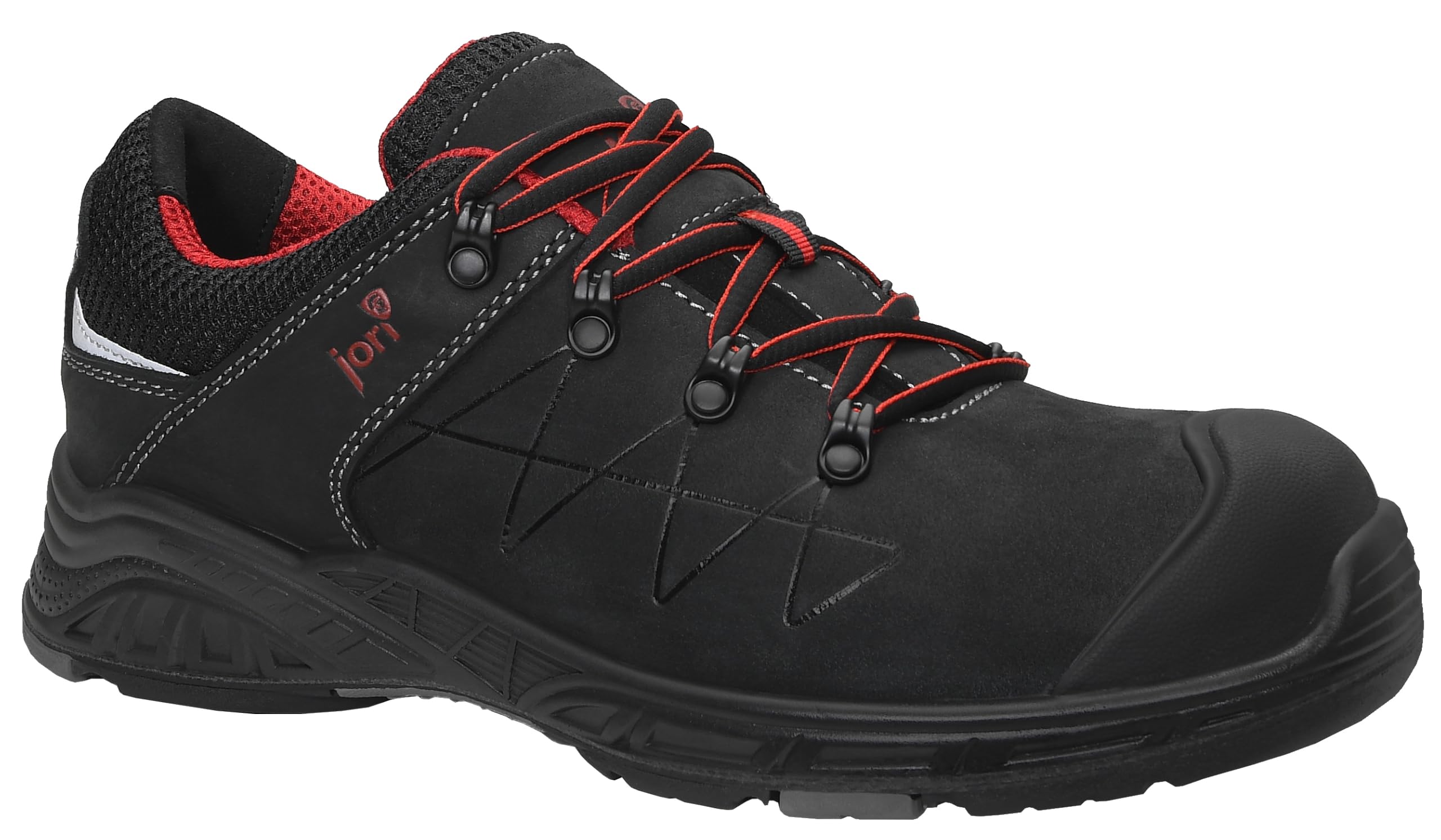 ELTEN Jori jo_Max Low S3S, buty ochronne dla kobiet i mężczyzn, skóra/tkanina, nosek z tworzywa sztucznego (lżejszy niż stalowy nosek), lekkie, klasyczne