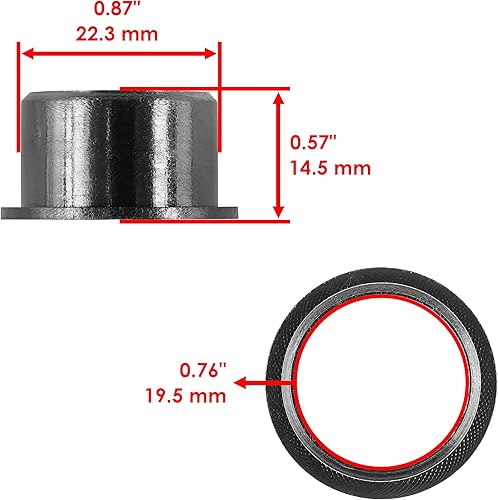 Miniatura 2 de Caltric Compatible con 4 bujes de palanca y acoplamiento John Deere HPX 4X2 4X4 Gator Diesel M111358