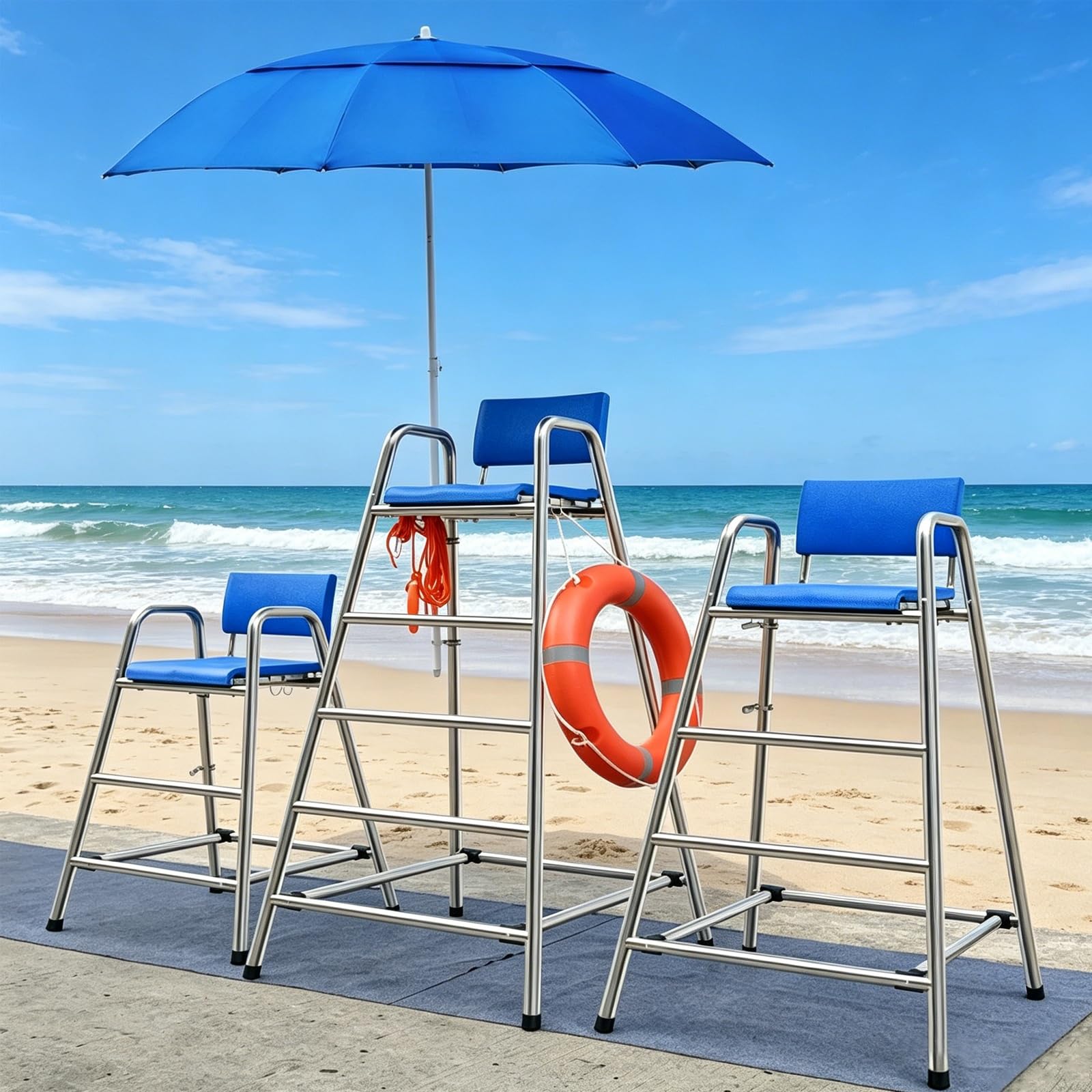 Station de sauvetage de piscine – Chaise de sécurité robuste pour