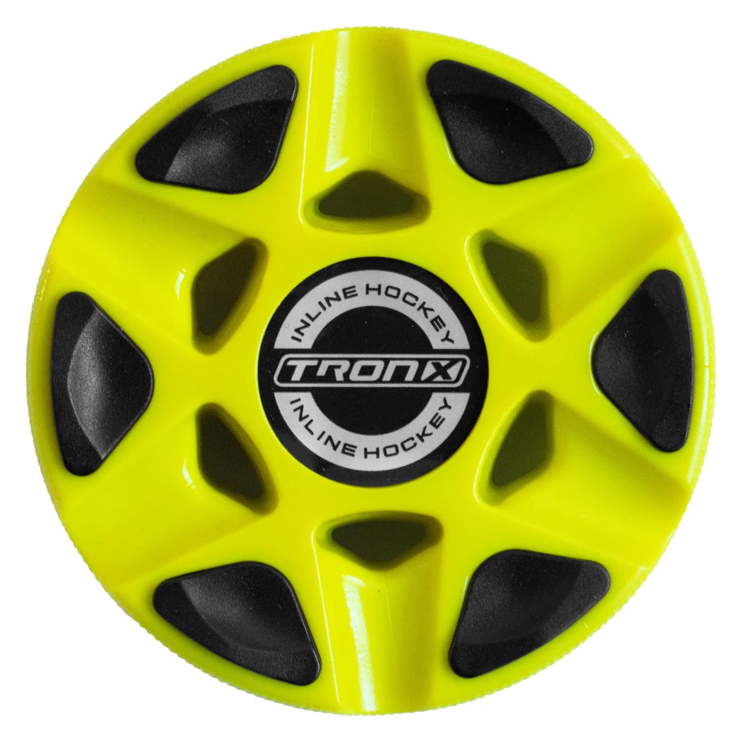 TronX Stryker Roller Hockey Pucks (Yellow)