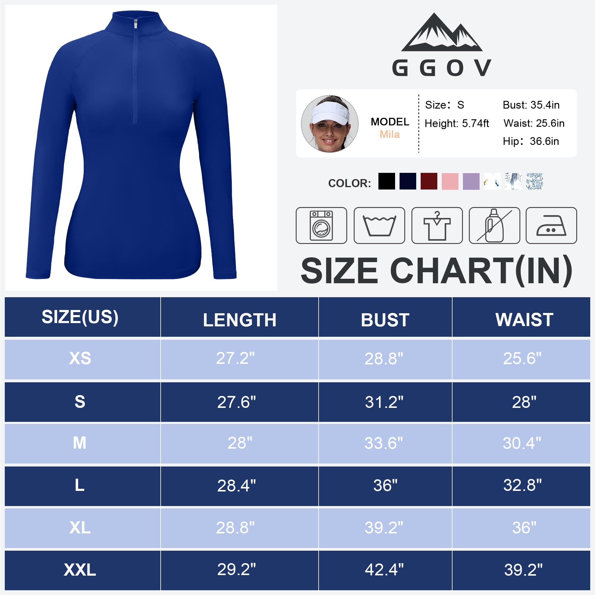 GGOV Gv3142 Maillot dermoprotecteur Femme