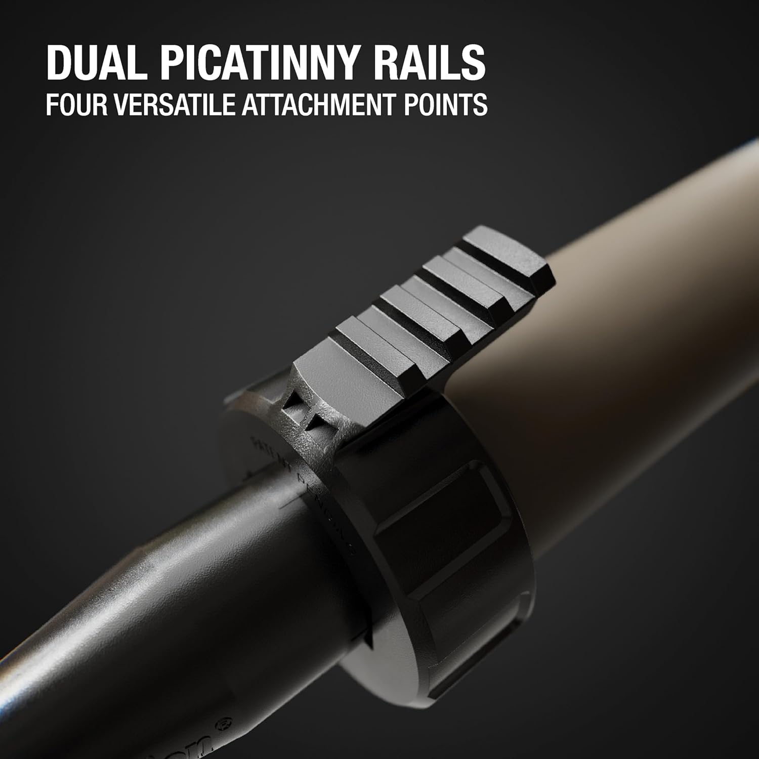 Albion Engineering B12S20(SPE) B-Line Manual Sausage Caulking Gun, Special Edition with Picatinny Rail Mounts & Integrated Hook, 20 oz, 12:1 Drive