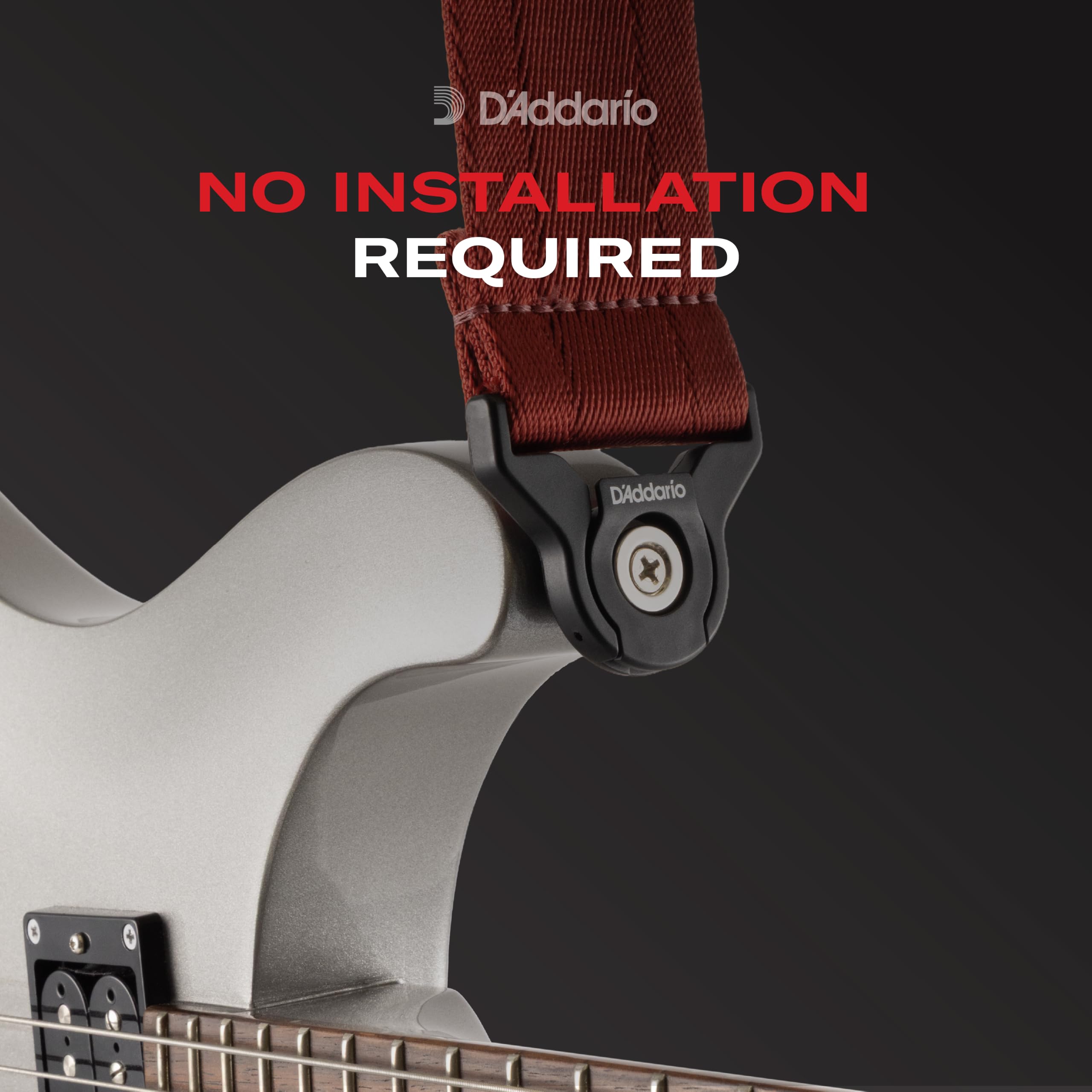 Correa Guitarra D'Addario Auto Lock Violeta Profundo