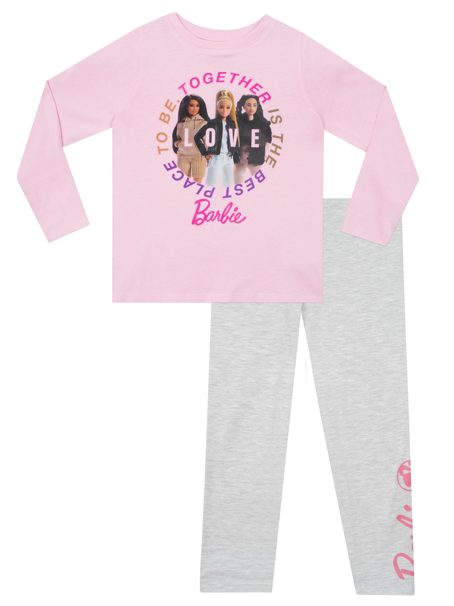 Barbie Girls Pink Pyjamas | Pyjamas | Pyjama Sets | 9-10 Years