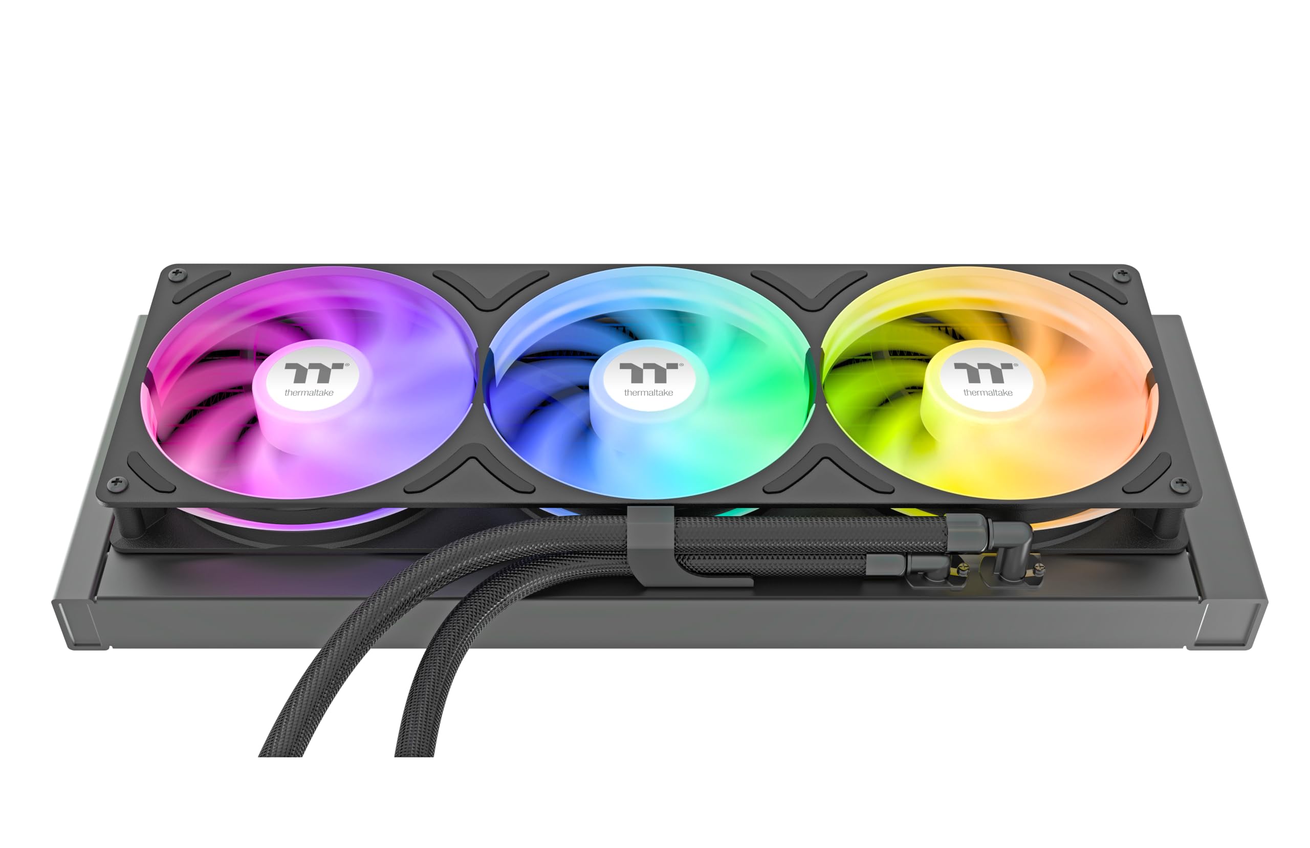 Thermaltake ST360 Ultra ARGB Sync | Tubos Laterales | Refrigeración Líquida AIO 360 mm con Pantalla IPS Magnética de 7”| Ventilador ARGB de Marco Único | Intel LGA1851/1700 y AMD AM5/AM4 | Negro
