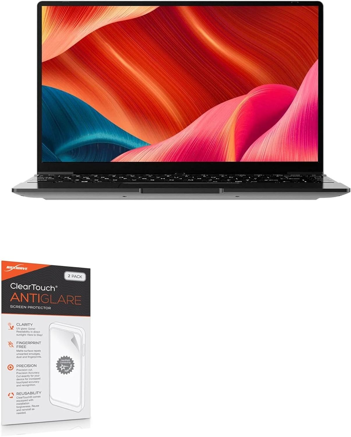 BoxWave Screen Protector Compatible with Alldocube GT Book - ClearTouch Anti-Glare (2-Pack), Anti-Fingerprint Matte Film Skin