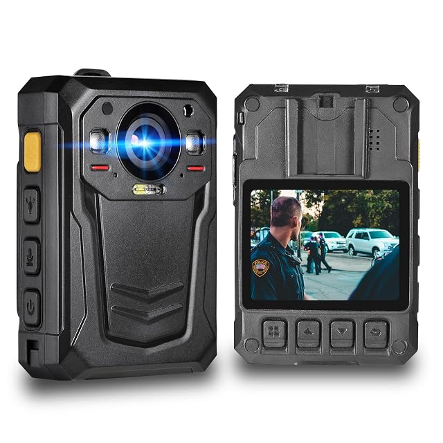 1512P HD Body Camera with Electronic Image Stabilization 13H Record Time Built-in 3600mAH Battery Easy to Operate Waterproof
