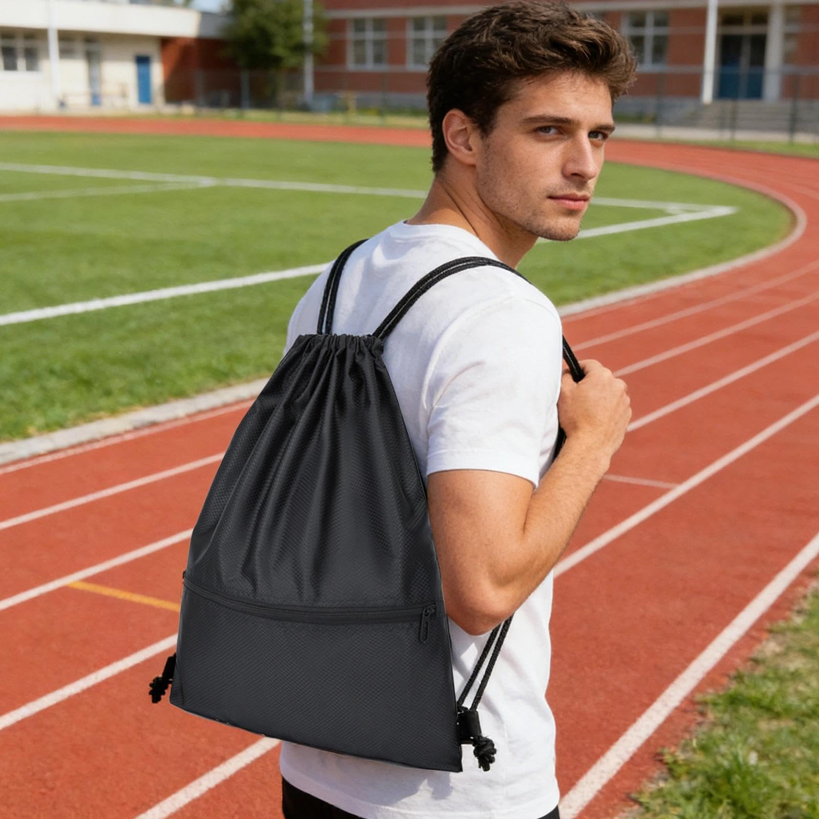JSTHHTT Mochilas de Cuerdas Bolsas de Cuerdas para el Gimnasio, Mochila Bolsa Cuerda, Mochila con cordón Bolso Mochilas Deportiva Casual, Bolsas Cuerda Gimnasio Mujer Hombre — view 6
