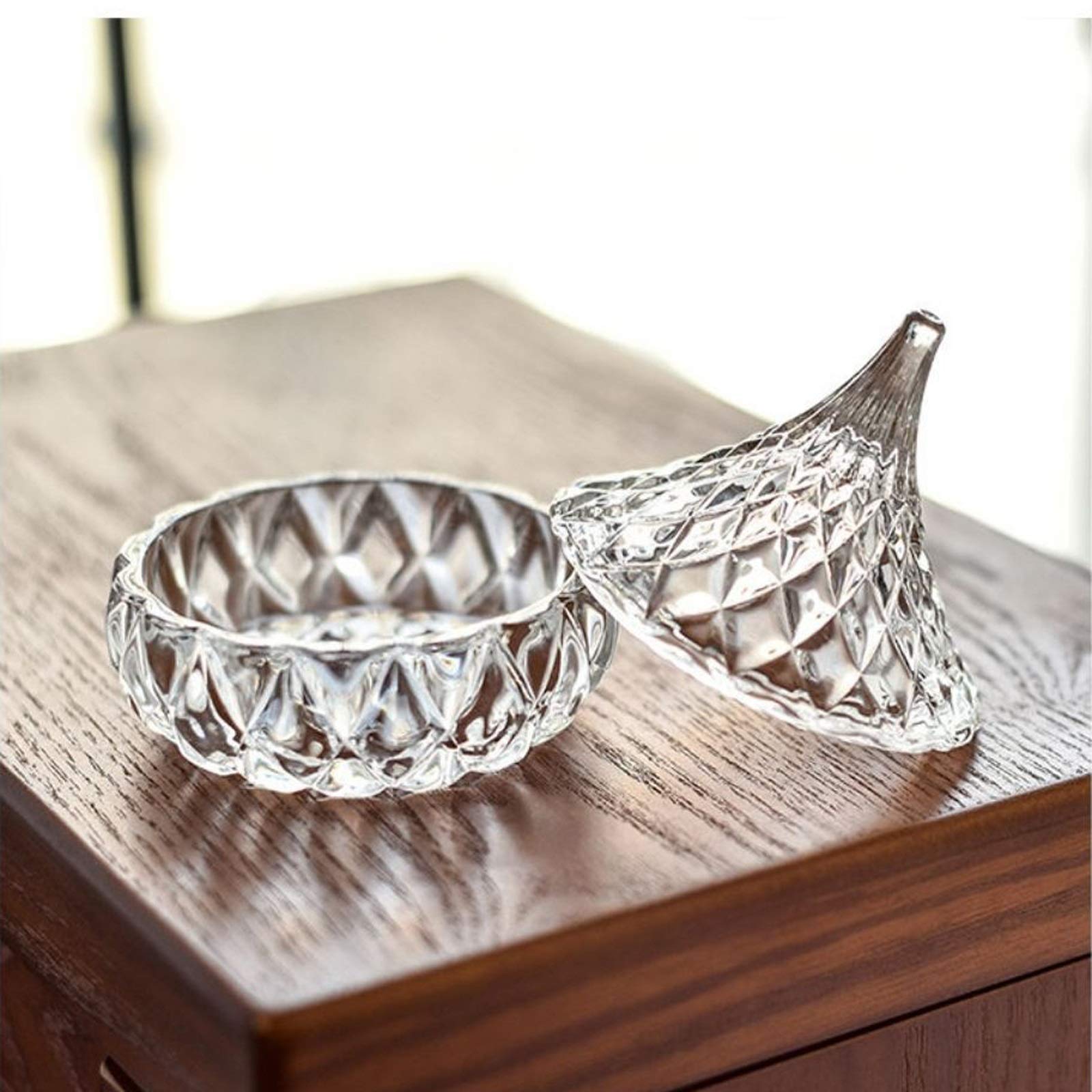Pot de Sucre Col de Sucre en Verre avec Couvercle Bijoux JAR Colaire et café Sugar Bowl Le Meilleur Choix for Les Cadeaux de ménage for Amis Bol à Sucre