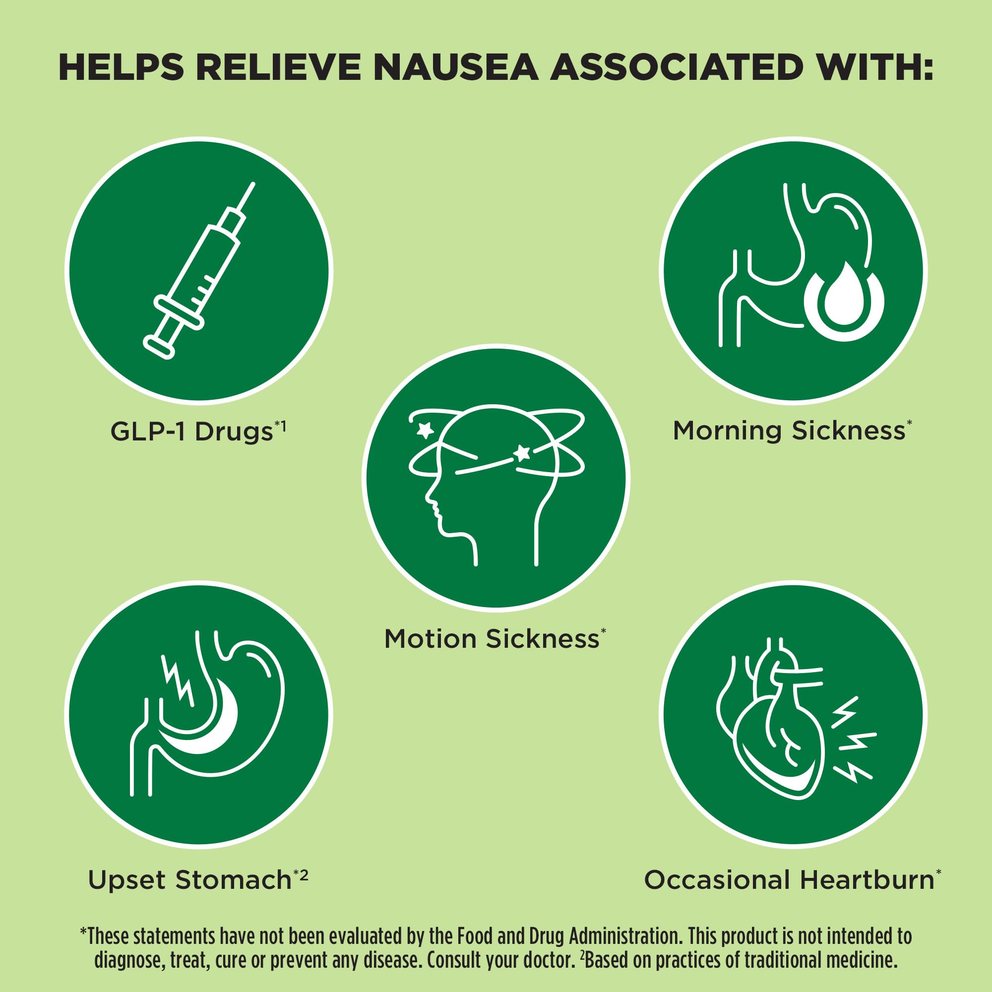 Advanced Herbals Ginger Chews for Nausea Relief, 20 Count — Amazon image 2