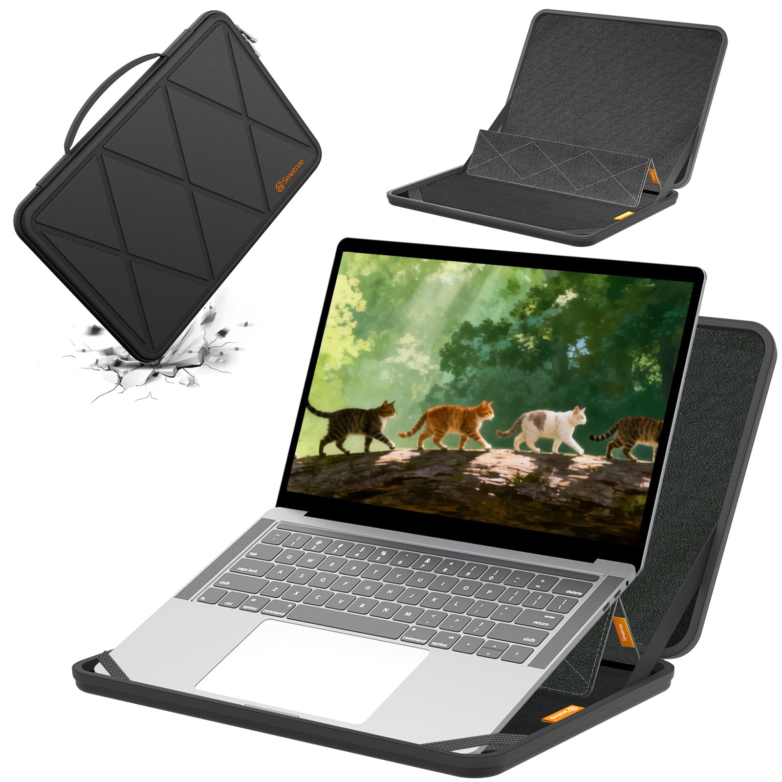 Smatree MS118 Protección rígida 17 Pulgadas Funda para portátil Compatible con HP Laptop 17/17z/17t/HP 470 G9/Envy 17, para MSI GF75 Thin 10UE, Acer Aspire 5, para GIGABYTE AORUS 7 9KF/9MF