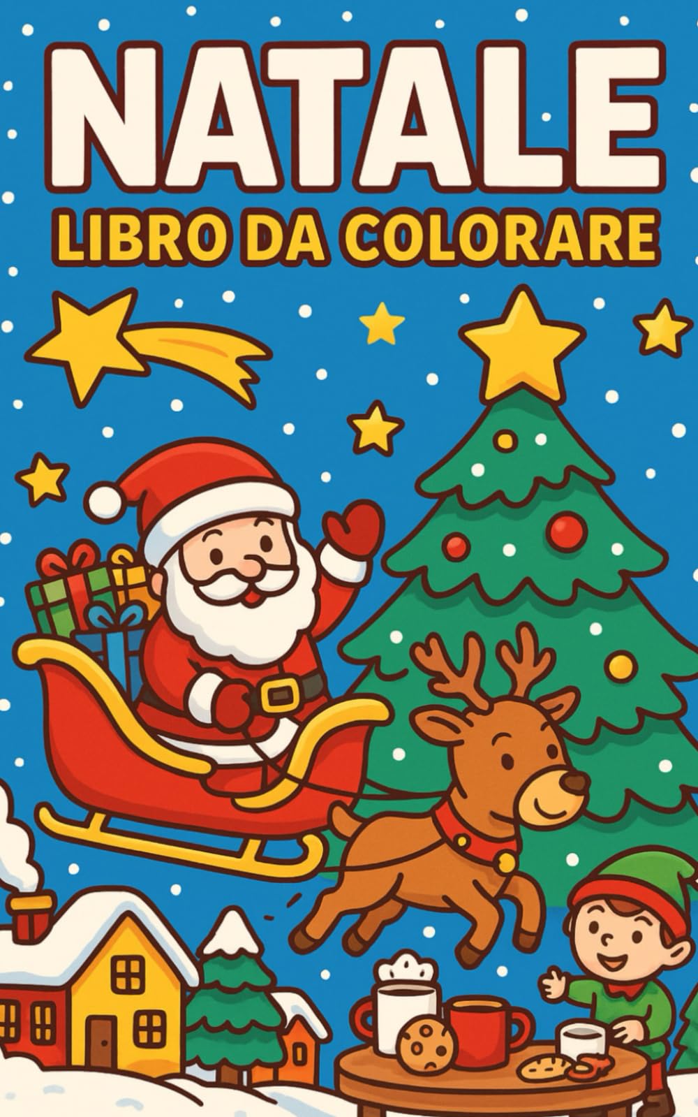 Natale: Libro da colorare
