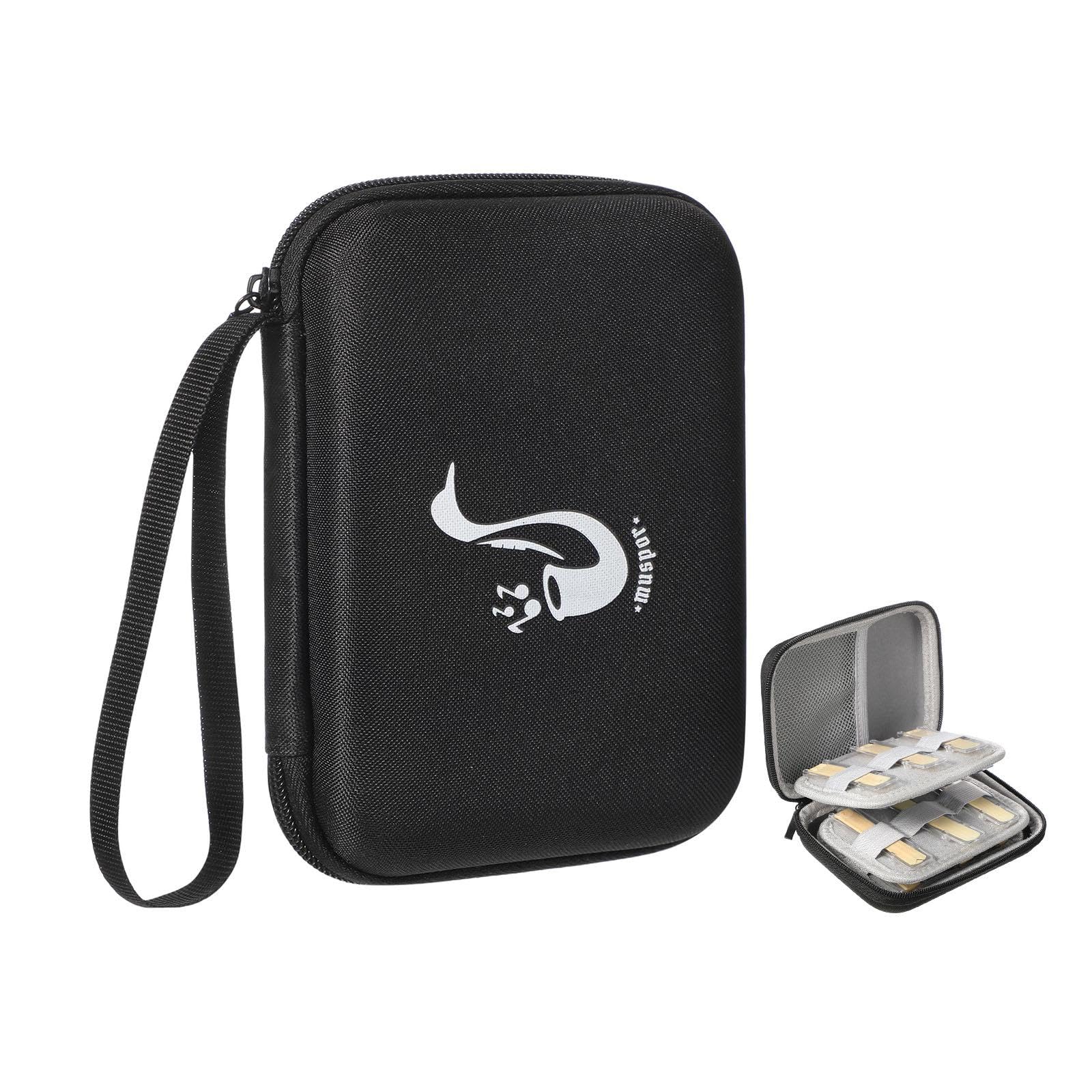 Estuche de Almacenamiento Y Transporte para Repuestos de Saxofón Alto, Negro