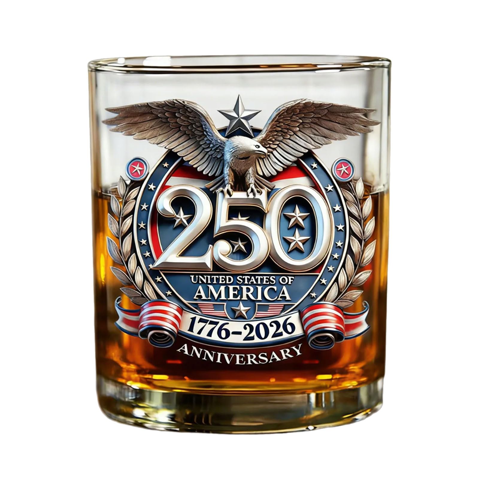 Oxxggkao Exclusive 250th Anniversary Whisky Decanter Glass Wine Bottle Detailed History Accent Liquor Dispensing Box Whisky Decanter