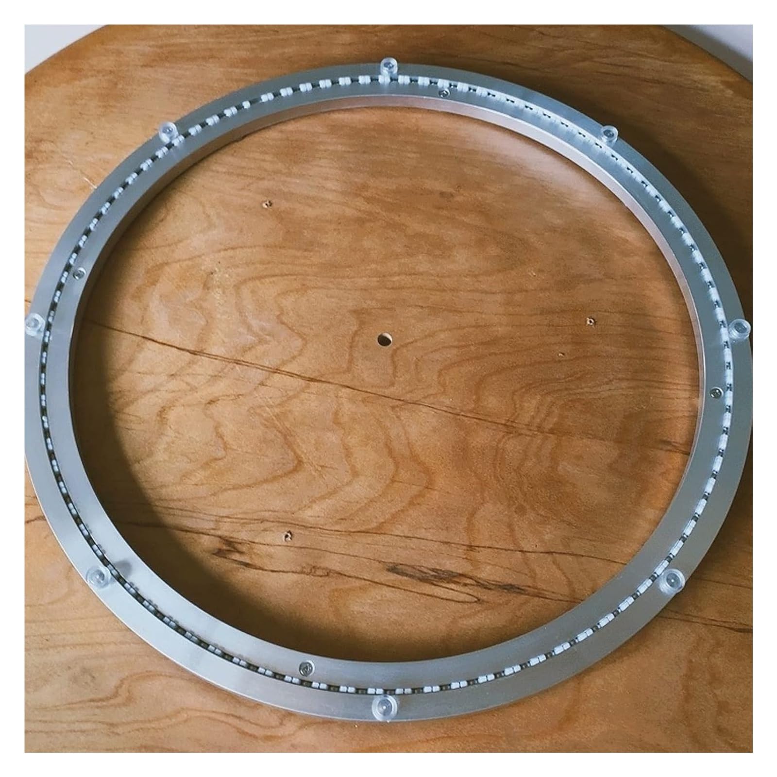 Base giratoria de Aluminio Resistente for Mesa giratoria Lazy Susan de 8, 12, 18 y 20 Pulgadas, con rodamientos for TV, fácil instalación.(14 Inches (350mm))