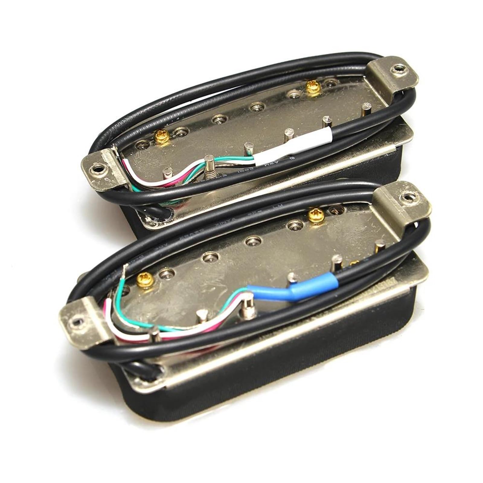 Pastillas Pickups Set Guitarra De Doble Bobina Humbucker Pastilla De Guitarra Eléctrica Alnico 5 Piezas De Guitarra Magnéticas De Repuesto(B)