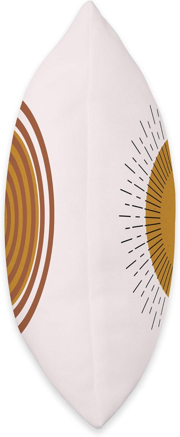 Boho Bohemian Sun & Moon Throw Pillow